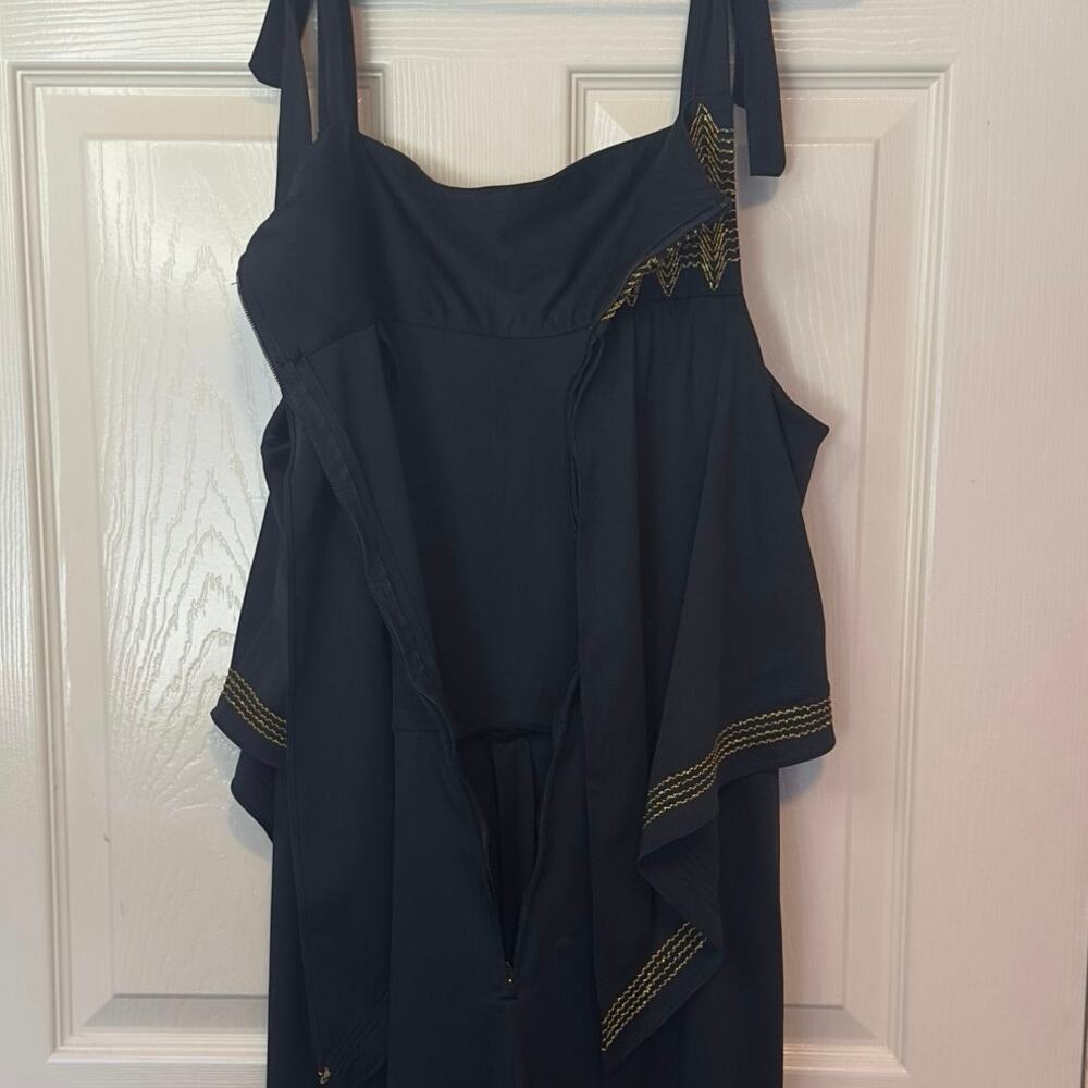 Vintage 70s Jody of California Women’s Palazzo Jumpsuit Size S via Black Gold - Picture 4 of 11